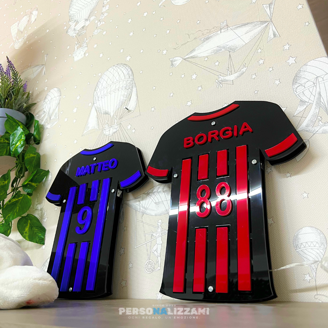 Maglia da Calcio in Plexiglass Personalizzata Multicolor